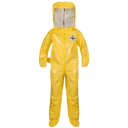 Lakeland Suit, C4T400Y, ChemMax, Chemical, 4X-Large, Yellow C4T400Y-4XL